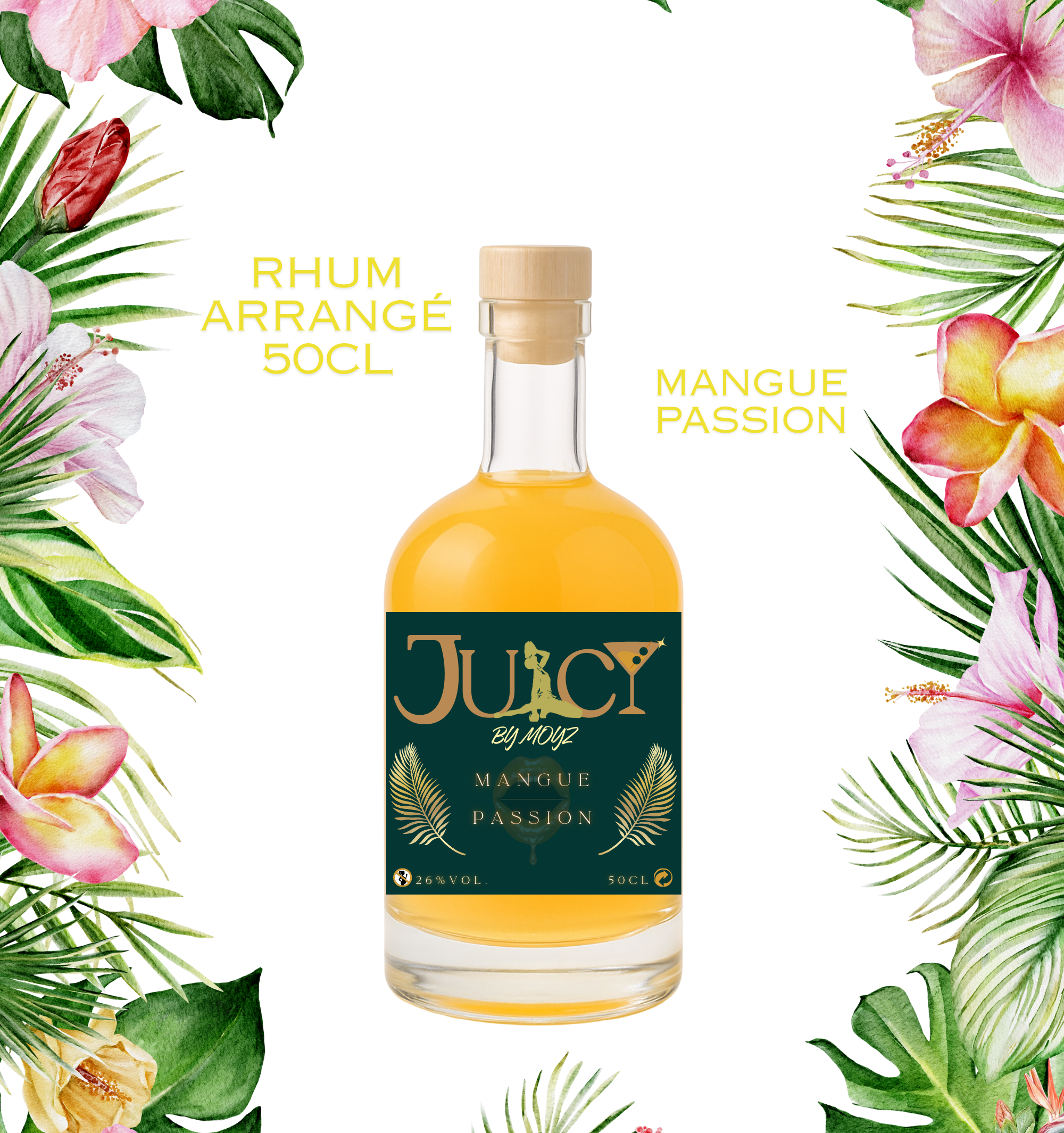 Rhum Arrangé Mangue Passion 50cl